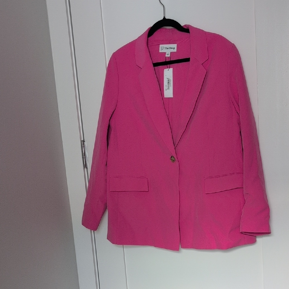 Vibrant Pink Women's Blazer by The Drop